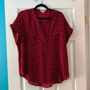 Maurices short sleeve Sz L